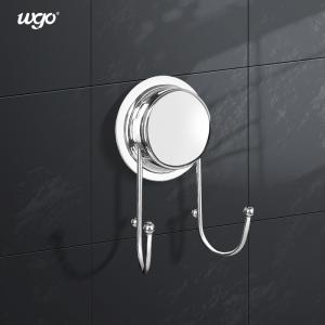 China Suction Double Hook Stainless Steel Towel, Robe, Spoon Rack, Kitchen Storage Hook factory