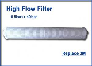 China Whole House Water Filter Cartridges 40 Inch High Flow Filter Cartridge Polypropylene Material factory