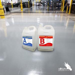 China AB 4:1 Epoxy Floor Resin Coating Water Based Epoxy Resin Fast Curing factory