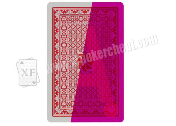 China Taiwan Royal Bridge Size 2 Index Plastic Marked Playing Cards For Contact Lenses factory