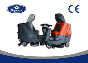 China Dycon Three Wheels Plastic Material Ride Type Four Batteries Powered Floor Scrubber factory