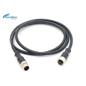 China M8 IP67 Power Extension Cable , Customized Conductor LED Display Power Cable Wire factory