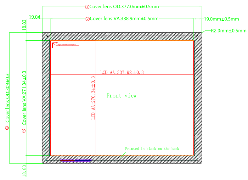 USB Interface 17 Inch 0.175mm OCA Optical Bonding