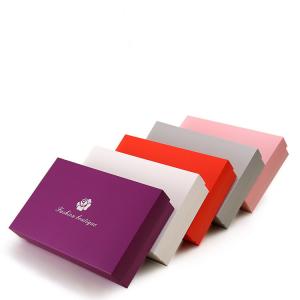 China Underwear Lingerie Bra Custom Gift Box Packaging Multi Color UV Effect factory