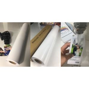 China 240gsm Resin Coated 24 Photo Paper Roll , Satin Photo Paper For Large Format Printers on sale