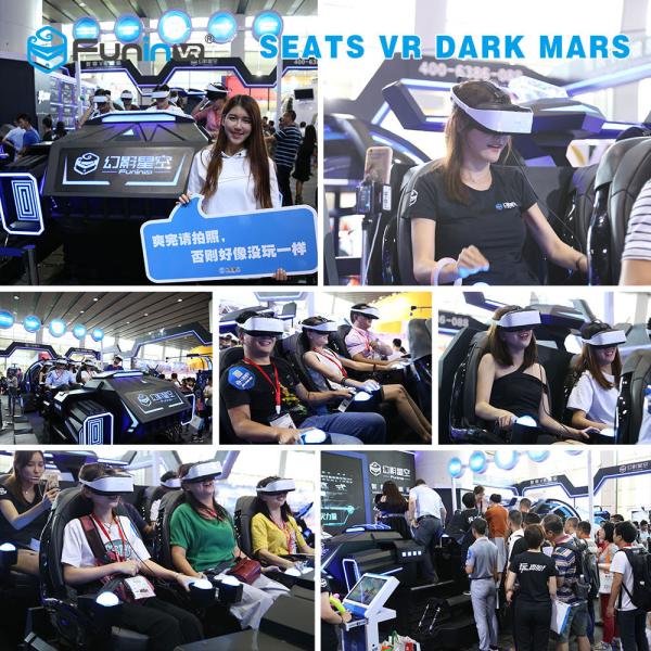 9D Virtual Reality Game Movie Simulator For Amusement Park Equipment Rides