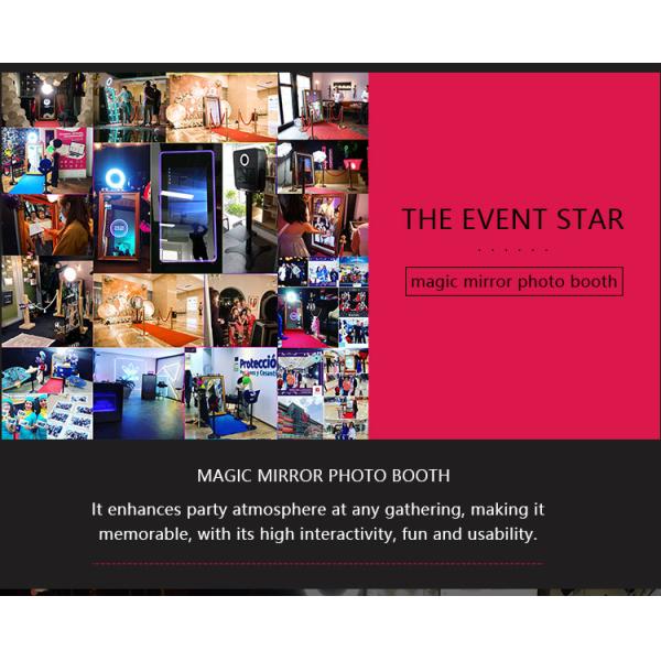 Newest 55 Inch 65 Inch Magic Photo Booth Interactive Selfie Mirror