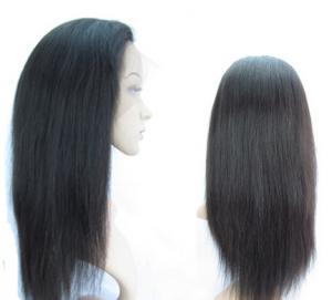 China 12 Inch Real Natural Straight Human Hair Wig Kinky Straight Tangle Free on sale