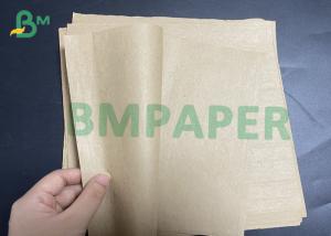 China 40Gsm 37mm X 3000m Bleached Kraft Pulp Paper For Brown Packaging on sale