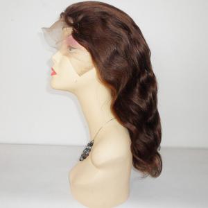 China Top Quality Body Wave Brazilian Human Hair Bleached Knots  Lace Front Wigs on sale
