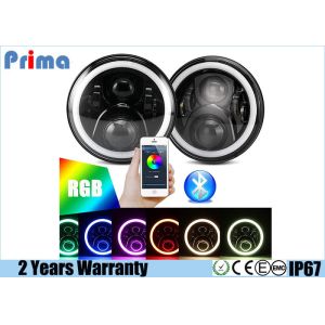 Buy cheap 7inch RGB Halo LED Headlight for Jeep Wrangler CJ TJ JK JKU Rubision Unlimited from wholesalers
