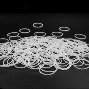 China Transparent Silicone Rubber O Ring Heat And Oil Resistant on sale