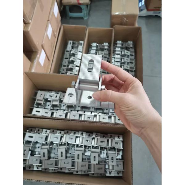 Maximum Efficiency Solar Panel Mounting Bracket with Adjustable Angle Wind Load 60M/s