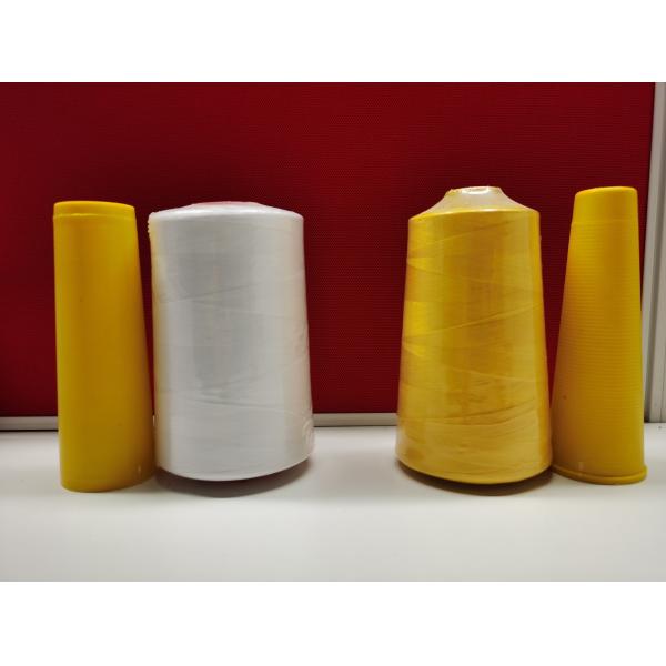 40S/2 4000Y Black Polyester Thread For Sewing Machine White Color