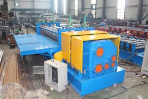 China Steel Barrel Corrugated Roofing Forming Machine Suitable Material 0.1 - 0.25mm factory
