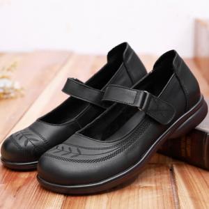 China Antislip Girls School Shoes Uniform Shoes First-Layer Real Leather 2023 Customization factory