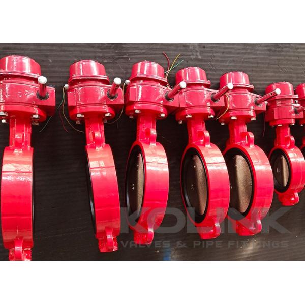 Fire Protection Resilient Seated Butterfly Valve with Tamper Switch