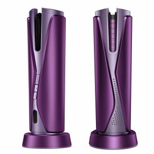 China Professional Cordless USB Automatic Air Hair Curler OEM / ODM LCD Ceramic Hair Roller on sale