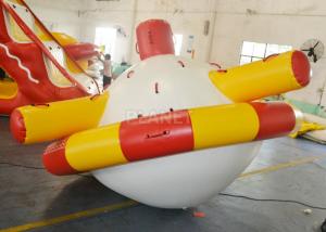 China Disco Boat Inflatable Water Games Towable Crazy UFO Shape 2 Years Warranty on sale