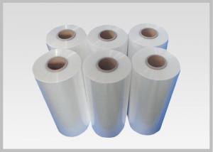 China 45mic Clear Biodegradable PLA Heat Shrink Film For Sleeve & Tamper Bands on sale