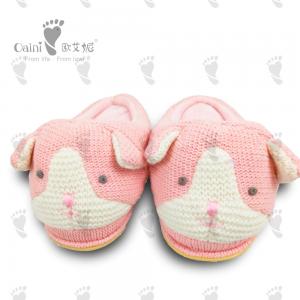 China 18 X 8cm Stuffed Childrens Shoes Warm Pink Cute Cat Shoes 18 X 8cm factory