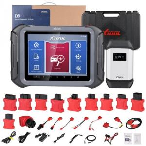 China XTOOL D9 Automotive Scan Tool Topology Map Bi-Directional Control ECU Coding Full Diagnostics &amp; 42+ Reset Services Support DoIP &amp; CAN FD factory