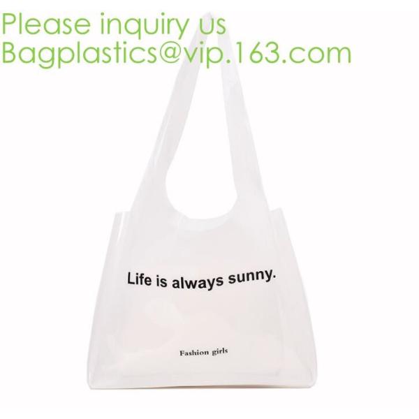 Vinyl Tote Bags Shoulder Handbag,Gym Zippered Tote Bag with Adjustable Shoulder Strap and Wrist Strap for Work Sporting