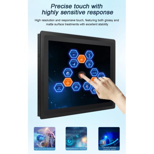 12.1 Inch IP65 Waterproof Embedded Industrial Touch Panel PCs Fanless Windows/Linux Rugged All-in-One Design Stock