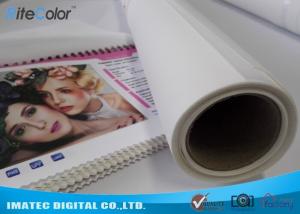 China Photographic Polyester Canvas Rolls 280gsm , Digital Printing Pure Polyester Fabric factory