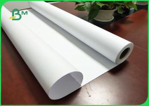 China 20# Inkjet Plotter Paper High Brightness FSC Certified For HP Printer Length 100m factory