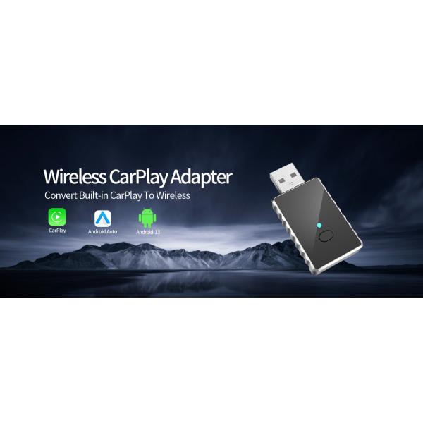 Plug And Play Android Carplay Box Universal Wireless Car Adapter Support Steering Wheel Control