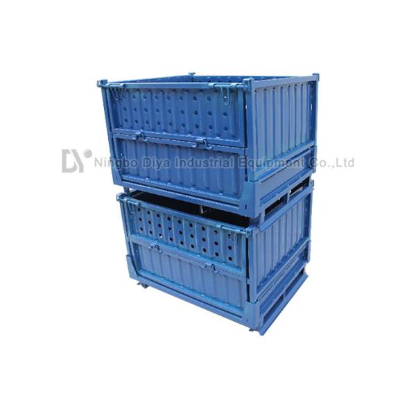 Foldable Stacking Rack System , Adjustable Stackable Wire Mesh Cage