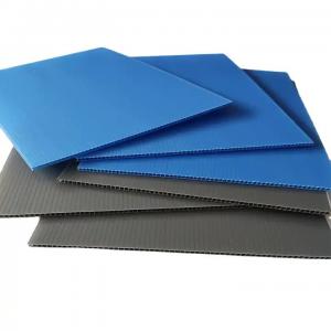 China Customized PP Corrugated Plastic Protection Sheet Corflute Board For Advertising factory