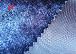 China Korean Micro Velvet 9000 Fabric , Ice Flower Fabric For Dress Decorator factory