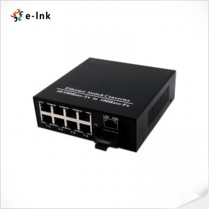 China Adaptive SFP Full Duplex Gigabit Ethernet Switch 8 Port 10 / 100 / 1000Base-TX factory