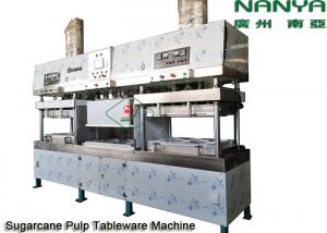 China Semi - Automatic Stainless Steel Pulp Molding Equipment For Plates / Bowls / Cups on sale