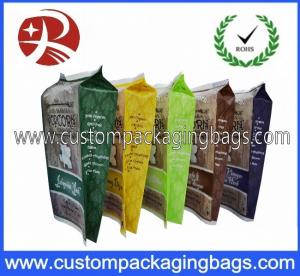 Waterproof Printing Stand Up Plastic Food Packaging Bags / Branded Popcorn Bags