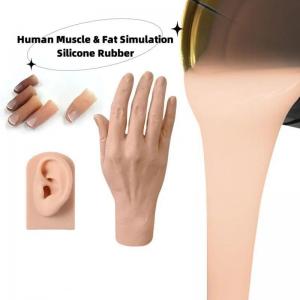 China 4.0Mpa Human Muscle And Fat Simulation Elastomer Silicone Rubber For Artificial Limbs Making factory