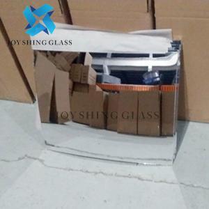 China Customized 1.8mm 2mm 3mm 4mm Rectangular Convex Glass Mirror For Car factory