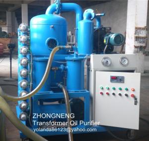 China Double-Stage Vacuum Transformer Oil Regeneration Equipment/ Transformer Oil Purification/ Oil Filtration System factory