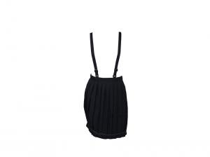 China 190 GSM 100% Polyester Women Pleated Skirt With Adjustable Straps And Buckles factory