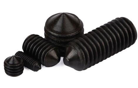 Stainless Steel Hexagon Socket Set Screw M6x12 Size With Cone Point ISO4027