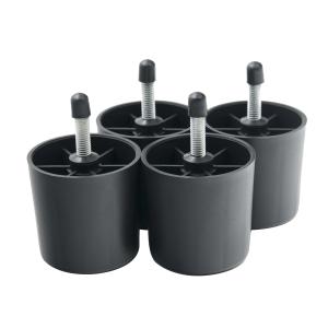 Buy cheap Sturdy Screw Round 87g 58mm Plastic Sofa Couch Feet from wholesalers