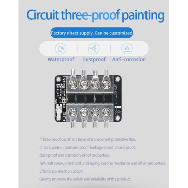 100V 150V 200V 150A Ideal Diode Module Battery Charging Anti Backfilling For Solar Power System
