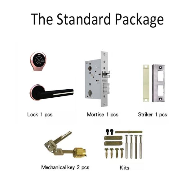 RFID Hotel Electronic Smart Lock IC Card DC6V 3cm Induction With Free Software