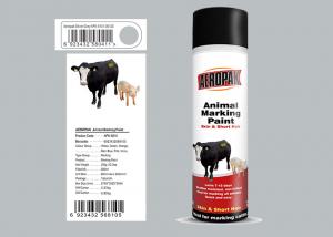 China 500ml Animal Marking Spray Paint  Silver Grey Color For Cow Liquid Coating State factory