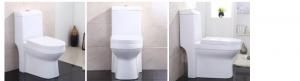 China Comfort Height P Trap Single Piece Commode Project Source Toilet One Piece With Sink on sale
