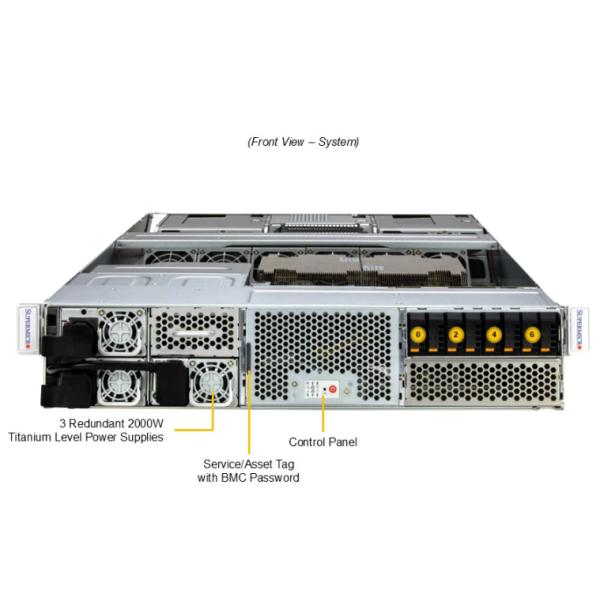 Supermicro ARS-221GL-NR 2U GPU Server Energy Efficient NVIDIA Grace™ CPU Superchip 144 Cores