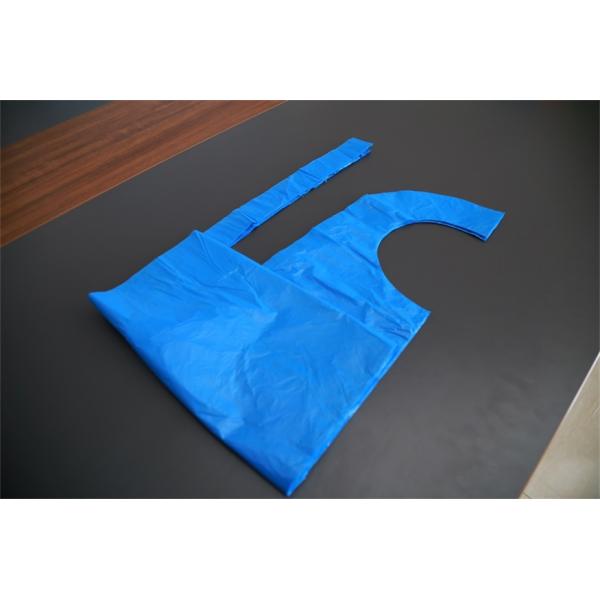Flat Packed Disposable Polythene Aprons Smooth Surface Multi Colored Available