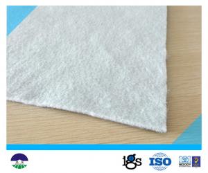 China Polyester 431g/m²  Staple Fiber Geotextile Drainage Fabric White factory